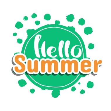 Merhaba yaz renk çemberi.