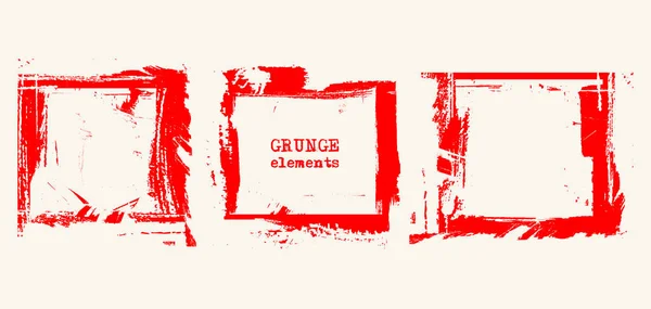Σύνολο grunge πρότυπο φόντα — Διανυσματικό Αρχείο
