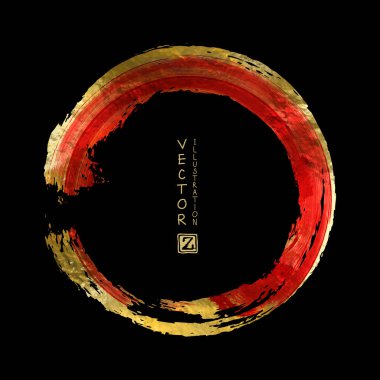 Vektör kırmızı ve altın tasarım şablonları