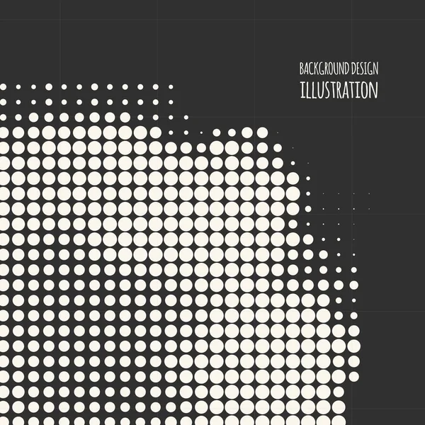 Abstrakte Grunge Halfton Dot Textur — Stockvektor