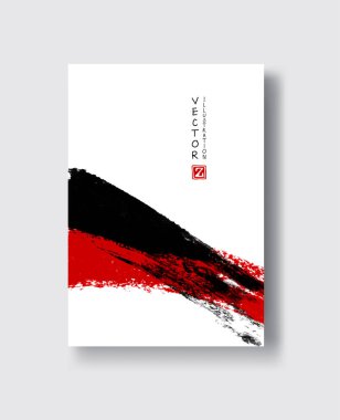 vektör siyah mürekkep fırça darbesi