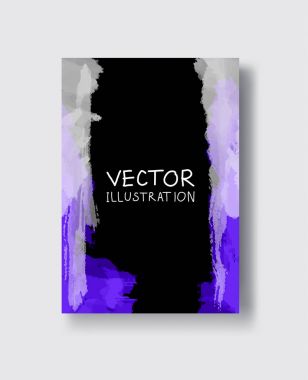 parlak lekeleri yapılan vektör renkli afiş