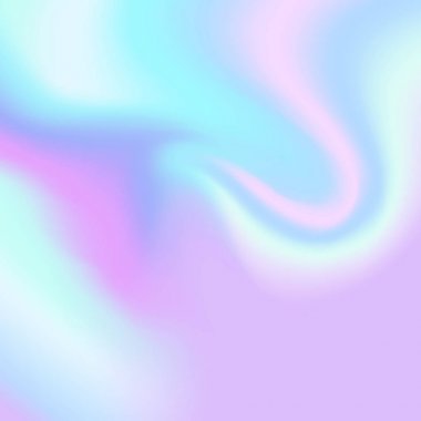 Holographic abstract background in pastel, neon color design. clipart