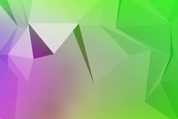 Art vectoriel de formes colorées en cristal 3d facettes . — Image vectorielle