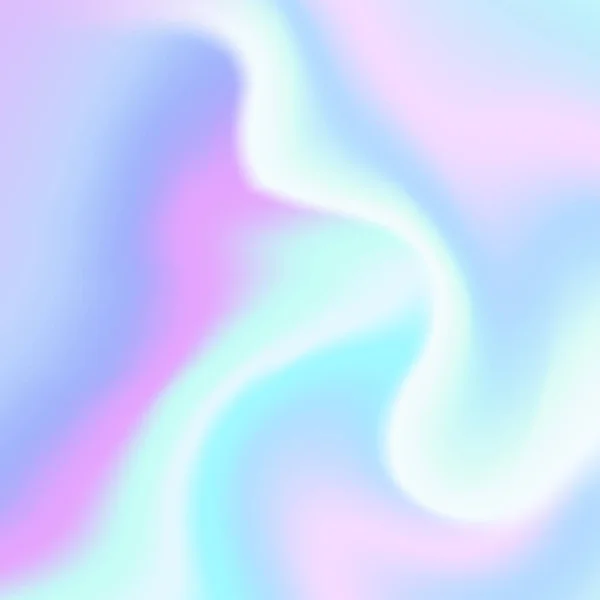 Holografisk abstrakt bakgrund i pastell, neon färg design. — Stock vektor