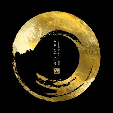 Vektör siyah ve altın tasarım şablonları