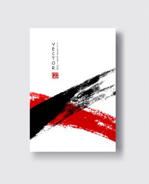 vektör siyah mürekkep fırça darbesi