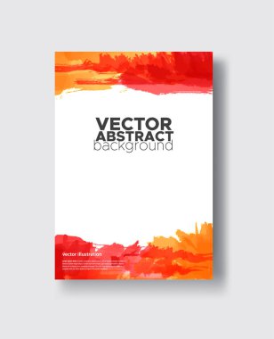 vektör kırmızı mürekkep fırça darbesi