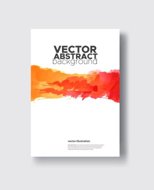 vektör kırmızı mürekkep fırça darbesi