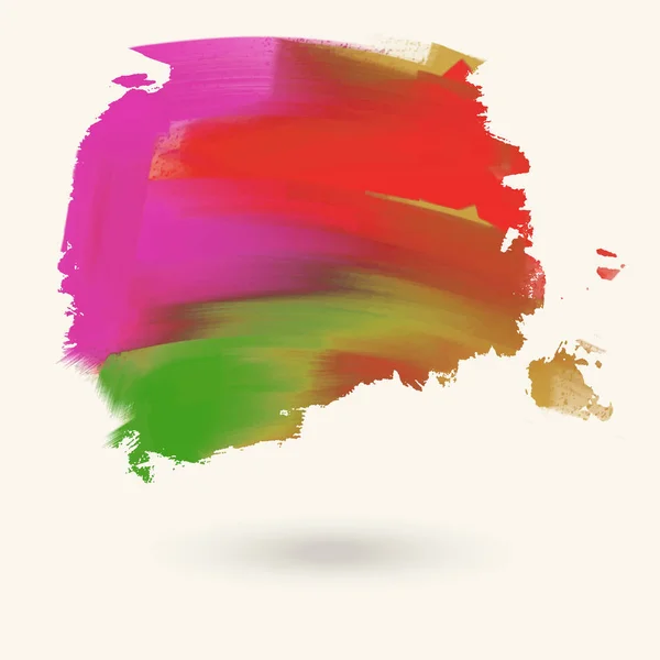 Farbe Aquarell Hintergrund. Vektorillustration — Stockvektor