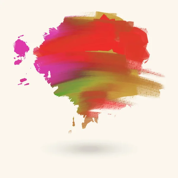 Farbe Aquarell Hintergrund. Vektorillustration — Stockvektor