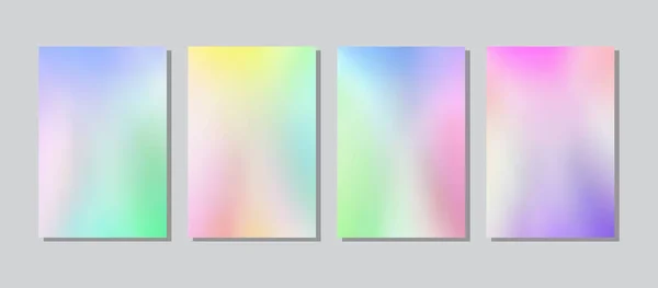 Set de gradiente de pantalla con fondos abstractos modernos . — Vector de stock