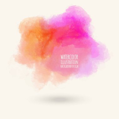 renk suluboya arka plan. vektör çizim