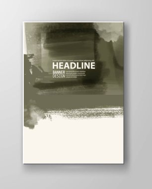 Boyalı grunge öğeleri gösteren resim.