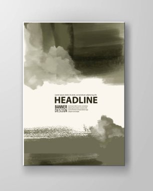 Boyalı grunge öğeleri gösteren resim.