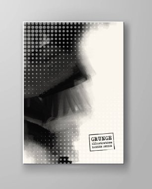 Soyut Rorchar arka plan.