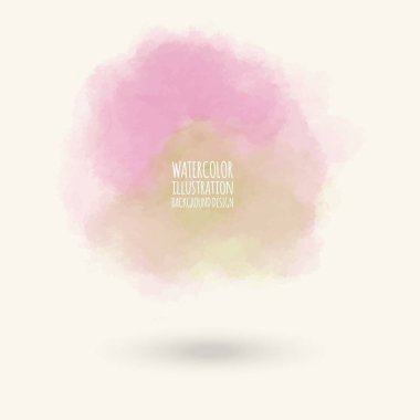 renk suluboya arka plan. vektör çizim