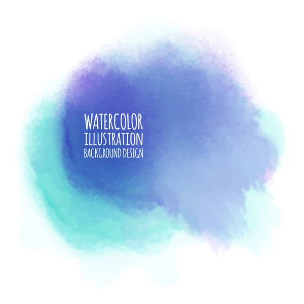 Farbe Aquarell Hintergrund. Vektorillustration — Stockvektor