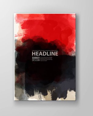 vektör siyah mürekkep fırça darbesi