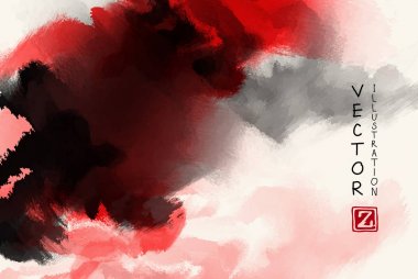 vektör siyah mürekkep fırça darbesi