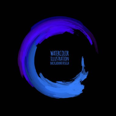 Neon boya soyut yuvarlak. Parlayan retro çerçeve. Vintage floresan daire sembolü. Club, bar veya Cafe siyah bir duvar için bir işaretçi yakma. Reklam, işaret, poster, afiş tasarım öğesi. Vektör çizim