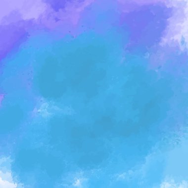 Suluboya arka planını renklendirin. Kare. Soyut vektör çizim