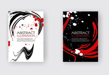 Beyaz arka planda siyah mürekkep fırça sıyrık.