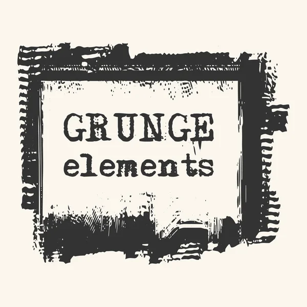Abstract grunge stamp element on white background. — 스톡 벡터