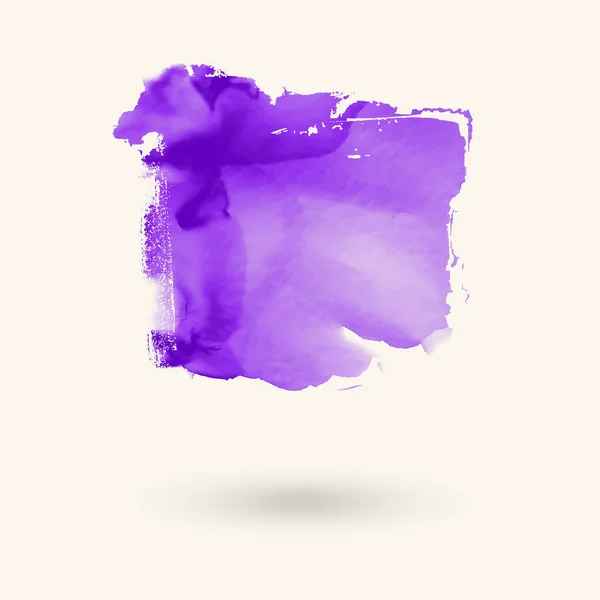 Abstract purple watercolor element for web design. Vector. — Stock Vector