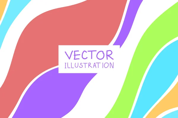 Hintergrund Farbe abstrakte Vektorillustration. Gestaltungselemente. — Stockvektor