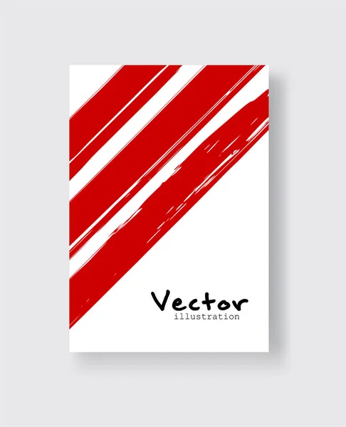 Banderas de pincel de tinta abstracta con efecto grunge — Archivo Imágenes Vectoriales