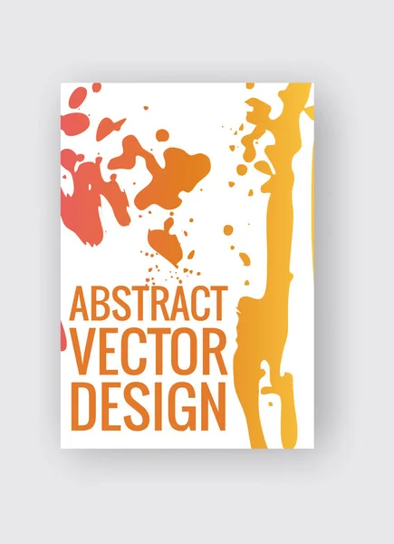 Modèles abstraits d'affiches vectorielles. Composition de fils colorés . — Image vectorielle
