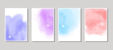 Vektör afiş şekiller collection beyaz izole