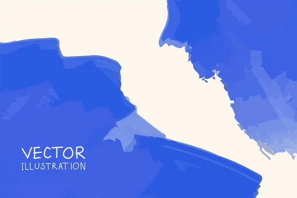 Fondo abstracto color azul . — Vector de stock