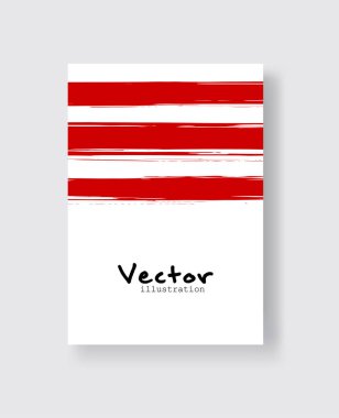 Grunge efektli soyut mürekkep fırçası pankartları