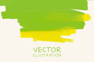 İş tasarım şablonları. Yeşil Boya Arkaplanlı Broşür.