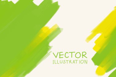 İş tasarım şablonları. Yeşil Boya Arkaplanlı Broşür.