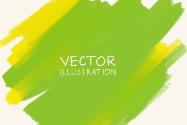 İş tasarım şablonları. Yeşil Boya Arkaplanlı Broşür.