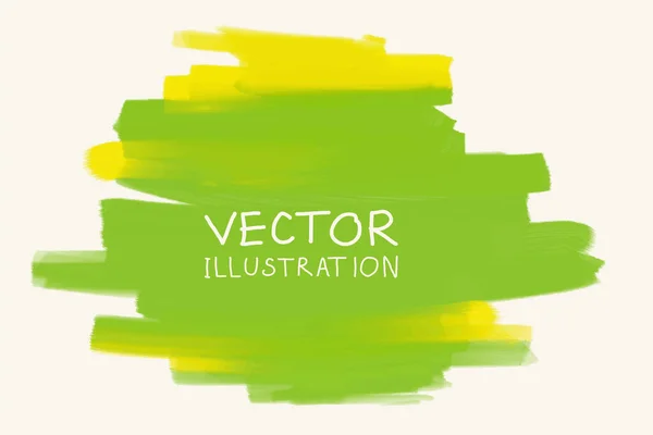Üzleti tervezési sablonok. Brosúra zöld festékkel háttér. — Stock Vector