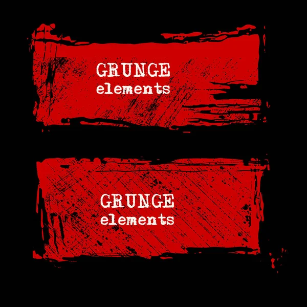 Ensemble de fond Grunge. Fond d'encre. Fond rétro . — Image vectorielle