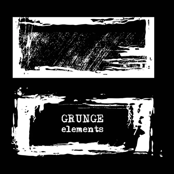 Set Von Grunge Vektorrahmen Grunge Hintergrund Abstrakter Retro Hintergrund Vintage — Stockvektor