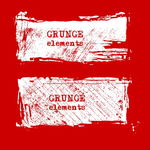 Conjunto Marcos Vectoriales Grunge Fondo Grunge Fondo Retro Abstracto Fondos — Vector de stock