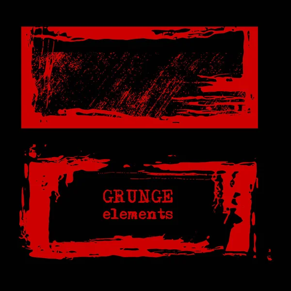 Uppsättning Grunge Vektor Ramar Grunge Bakgrund Abstrakt Retro Bakgrund Vintage — Stock vektor