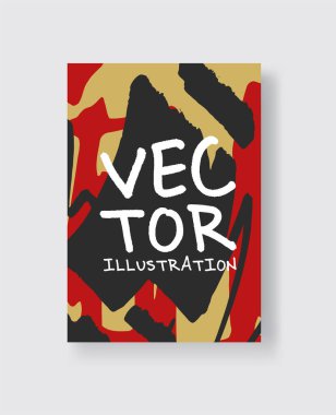 Sanatsal yaratıcı evrensel kartlar. El yapımı kumaşlar. Poster, kart, pankart, broşür, broşür, ilanlar için tasarım.