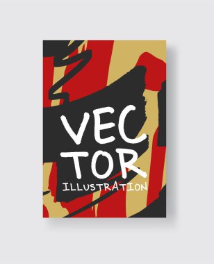 Sanatsal yaratıcı evrensel kartlar. El yapımı kumaşlar. Poster, kart, pankart, broşür, broşür, ilanlar için tasarım.