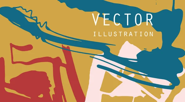 Künstlerische Universalkarten Handgezeichnete Texturen Entwurf Für Plakat Karte Plakat Broschüre — Stockvektor