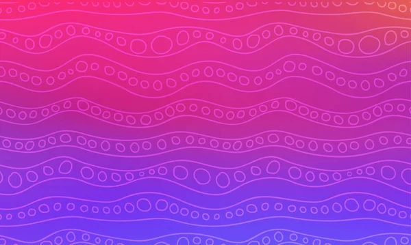 Pastel Vector Color Abstracto Doodle Fondo Ola Patrón Elegante Con — Archivo Imágenes Vectoriales