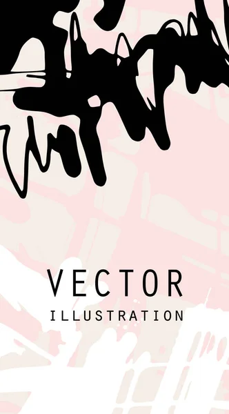 Konstnärligt Skapande Universella Kort Handritade Texturer Design För Affisch Kort — Stock vektor