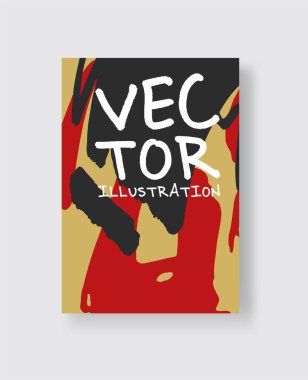 Sanatsal yaratıcı evrensel kartlar. El yapımı kumaşlar. Poster, kart, pankart, broşür, broşür, ilanlar için tasarım.