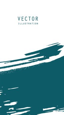 Grunge efektli soyut mürekkep fırçası afişleri. Japon tarzı. Vektör illüstrasyonu